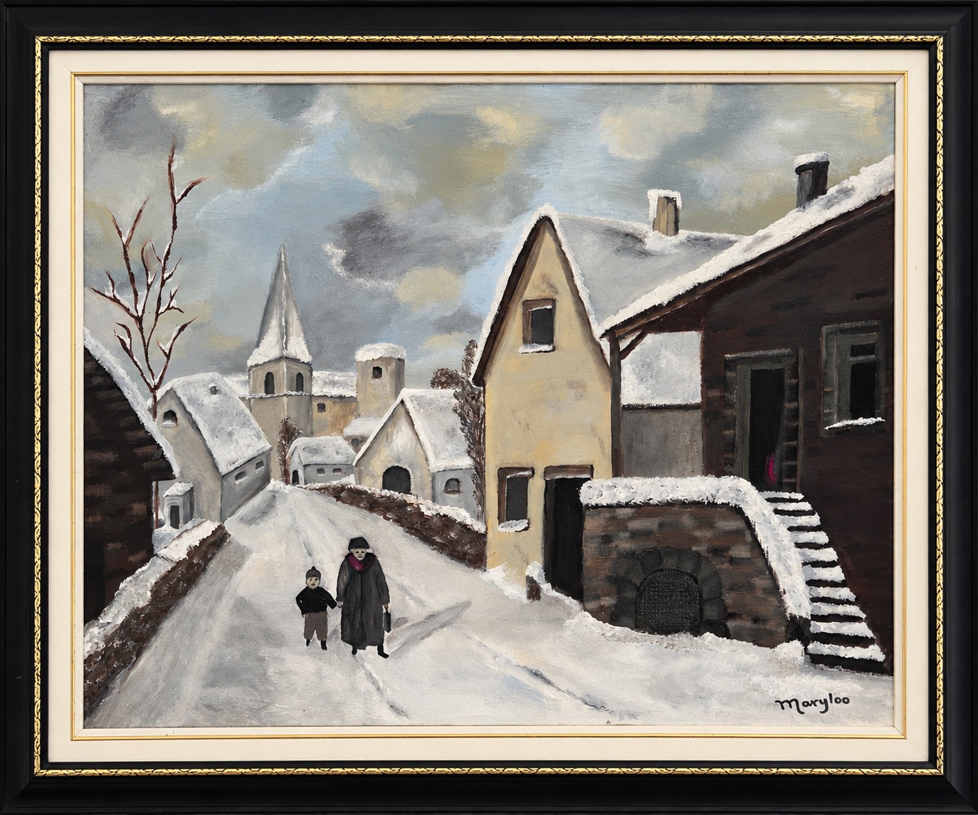 Sur le chemin de neige